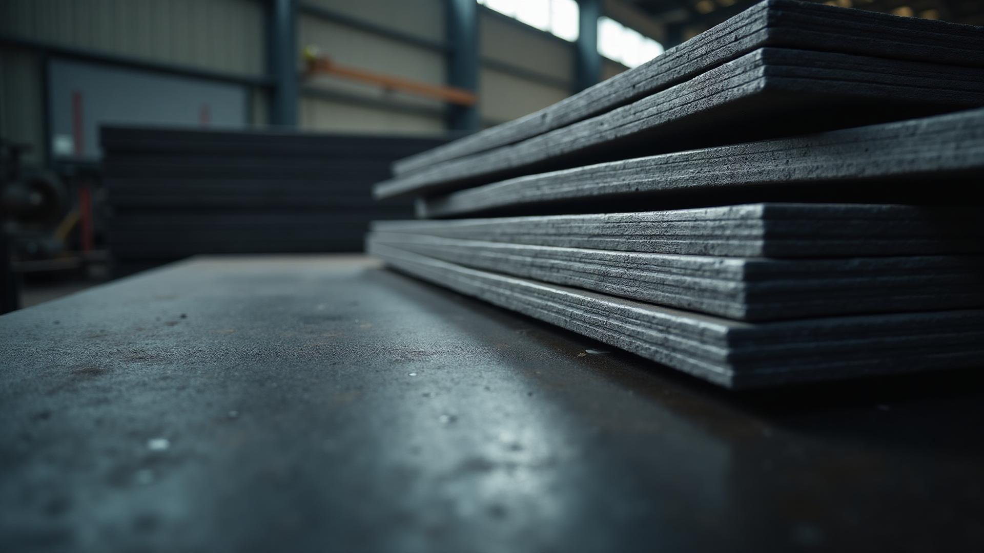 Industrial steel plates